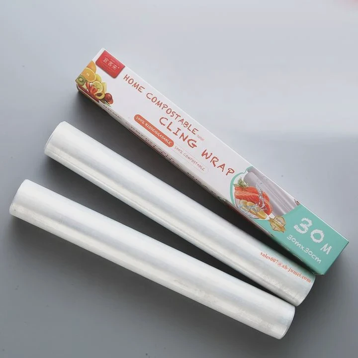 100% Compostable Biodegradable Cellophane Shrink Film Wrap