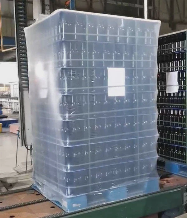 Custom Transparent Pe Shrink Wrap Pallet Covers