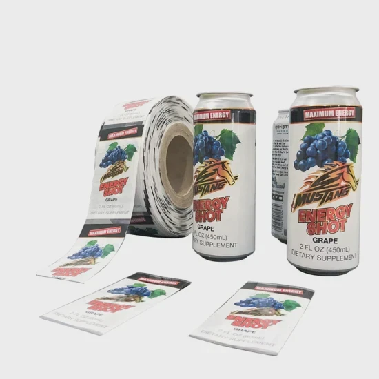 Custom Pet Pvc Shrink Sleeve Labels For Bottles