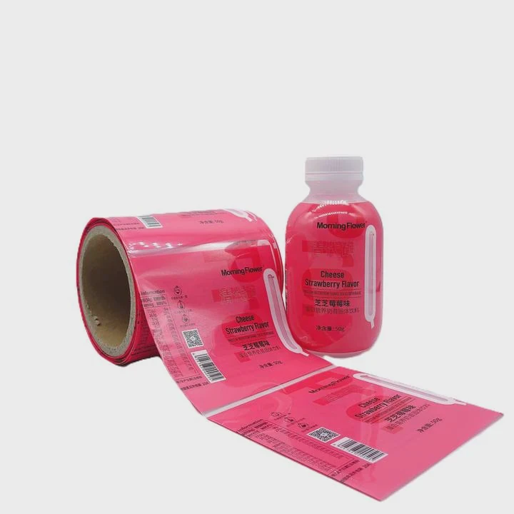 Transparent Glossy Hot Shrink Sleeve For Bottles