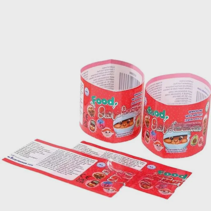 Pvc Color Printed Roll Shrink Sleeve Label