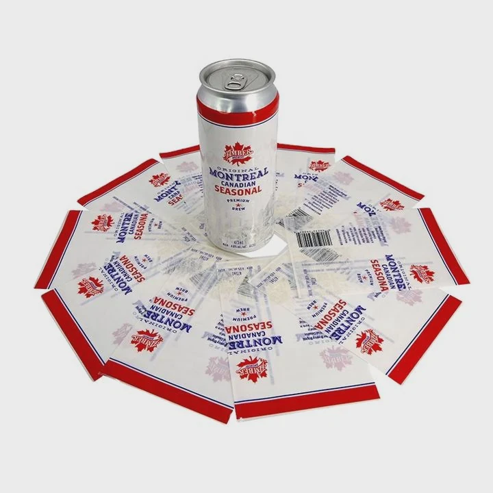 Custom Pvc Shrink Sleeve Labels For Beer Cans