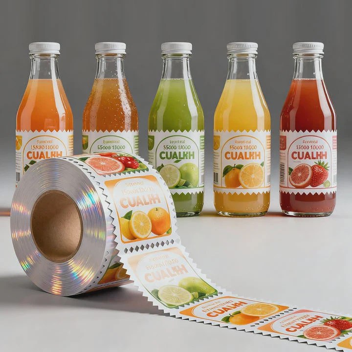 Custom Metallic Shrink Sleeve Labels For Bottles