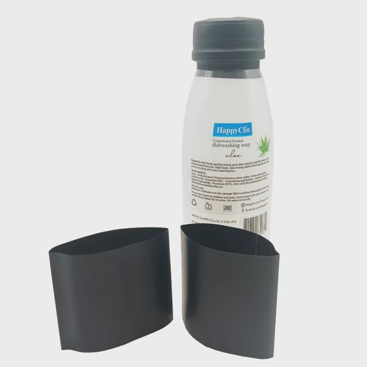 Pvc Juice Bottle Shrink Labels