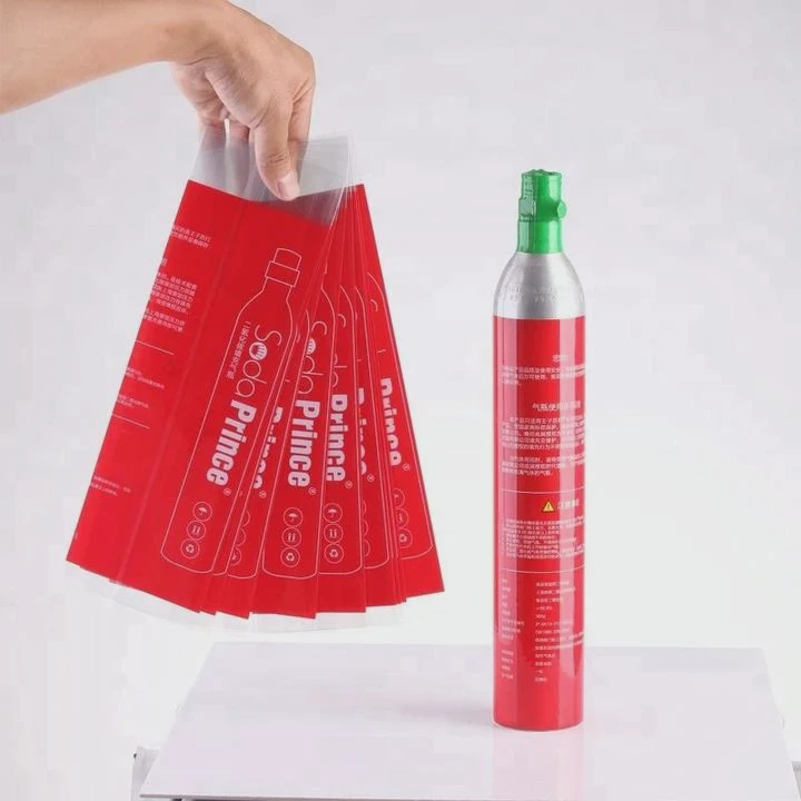 Co2 Cylinder Shrink Sleeve Label