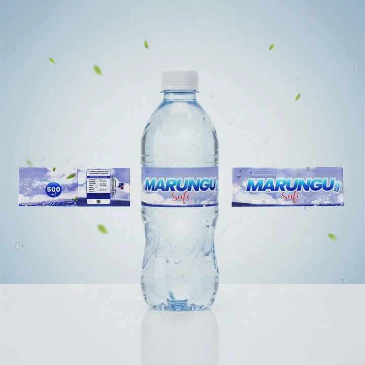 Mineral Water Shrink Labels