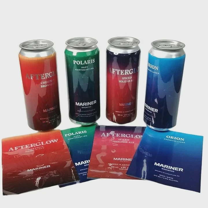 Beer Can Shrink Sleeve Labels