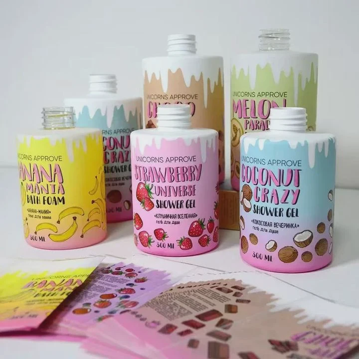 Custom Shape Bottle Labels