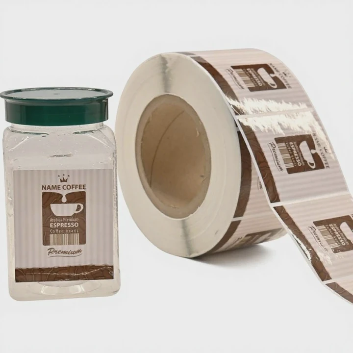 Coffee Bottle Shrink Labels