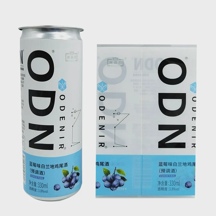 Blue Shrink Sleeve Film