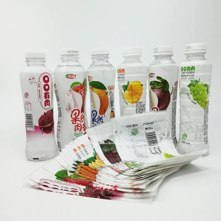 Custom Pvc Pet Shrink Sleeve Labels
