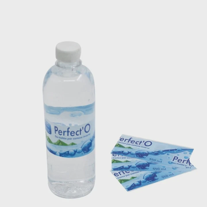 Water Bottle Shrink Label