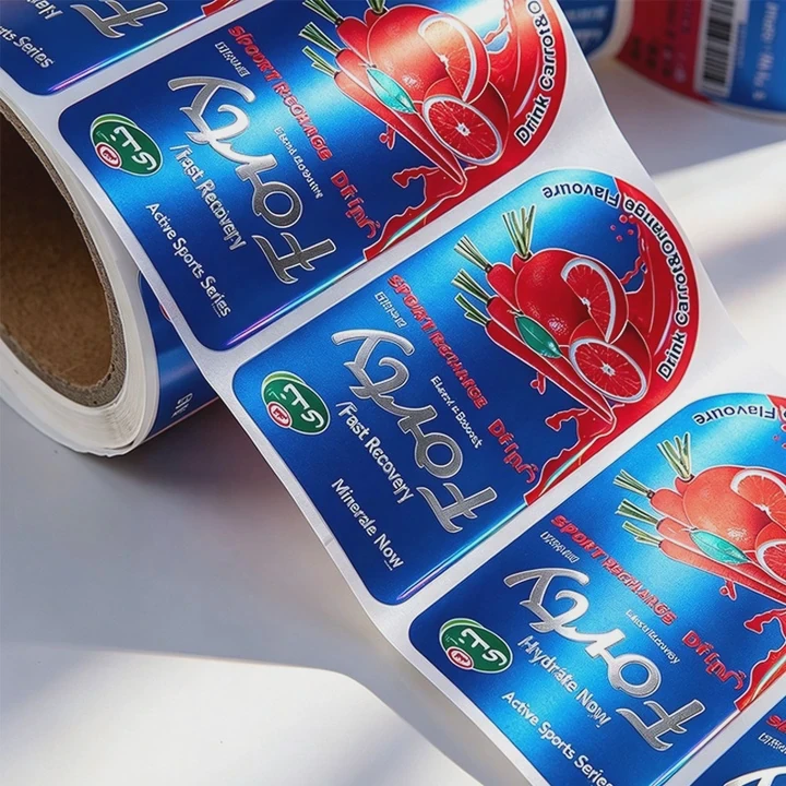 Waterproof Pvc Bottle Stickers