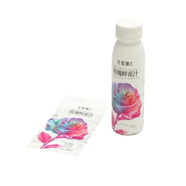 Beverage Bottle Colorful Flower