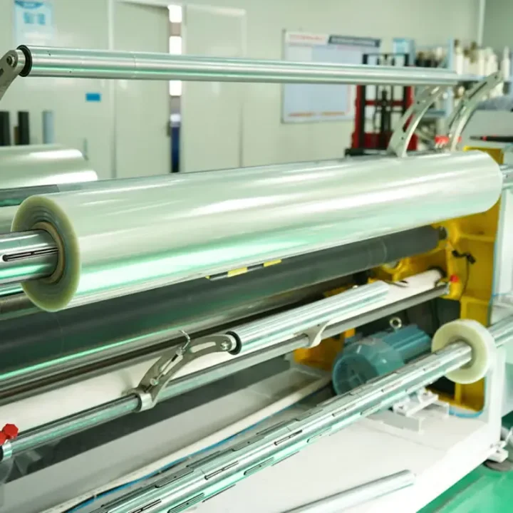 plastic film roll production