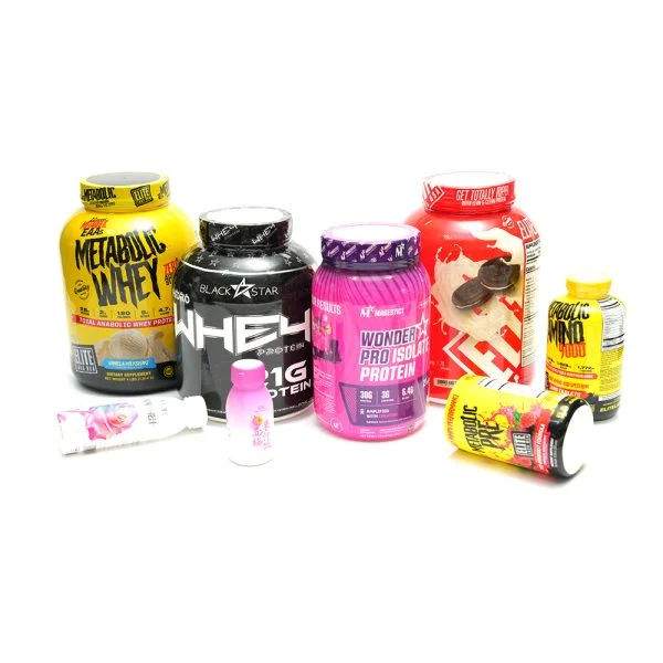 Variety Protein Supplement Containers